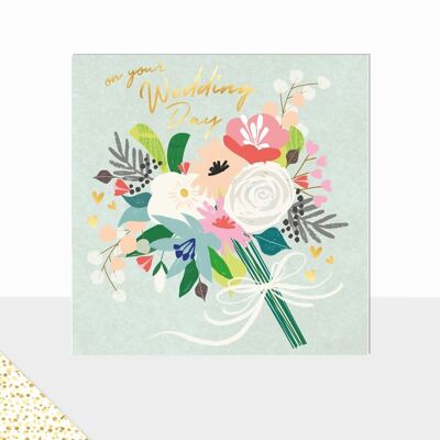 Aurora Collection - Luxuriöse Grußkarte - Hochzeitskarte - an Ihrem Hochzeitstag