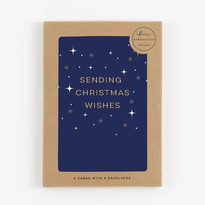 Paquete de tarjetas de Navidad Piccolo - Paquete de tarjetas de Feliz Navidad - Deseos de Navidad