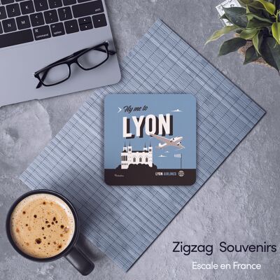 LLEVAME A LYON POSAVASOS DE MADERA (POSAVASOS)