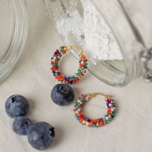 Boucles Claire multicolores