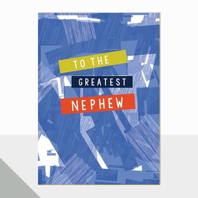 Nephew Birthday Card - Campus Greatest Nephew