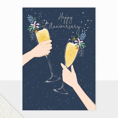 Cheers Anniversary Card - Halcyon Anniversary Cheers