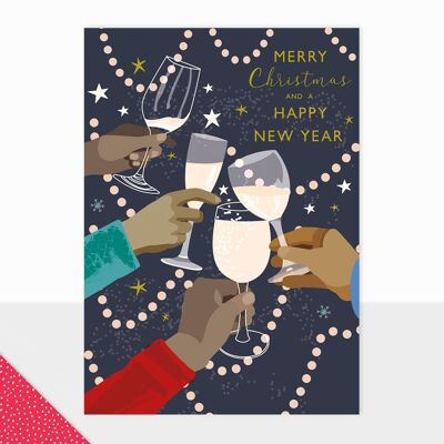 Carte Joyeux Noël et Bonne Année - Utopia Christmas Cheers