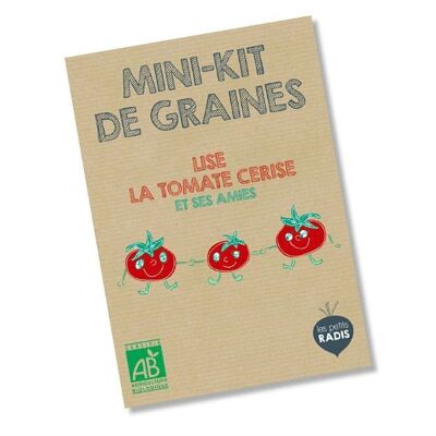 Mini kit de semillas ecológicas de Lise el tomate cherry