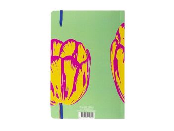 Carnet à couverture souple, A5, Tulip Pop Line Vert 2