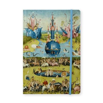 Cuaderno de tapa blanda, A5, Jheronimus Bosch, El jardín de las delicias
