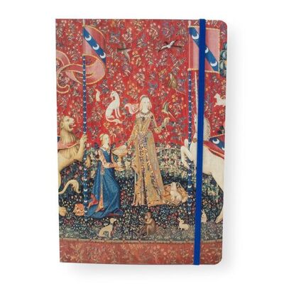 Cuaderno de tapa blanda, A5, Tapiz Dame Cluny