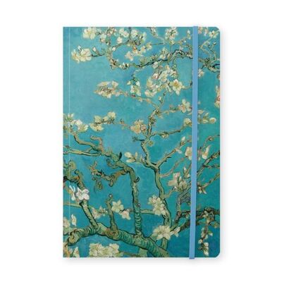 Cuaderno de tapa blanda A5 , Van Gogh, Almendro en flor