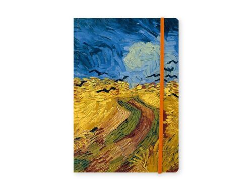 Softcover notebook A5, Van Gogh, Wheatfield with crows, Auvers-sur-Oise