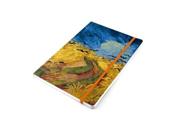 Carnet A5 souple, Van Gogh, Champ de blé aux corbeaux, Auvers-sur-Oise 3