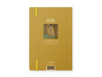 Carnet à couverture souple A5 , Gustav Klimt, Le Baiser 2