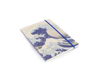 Carnet à couverture souple, A5,La Grande Vague de Kanagawa, Hokusai 3