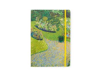 Carnets à couverture souple A5, Van Gogh, Jardin à Auvers, Vincent van Gogh 1