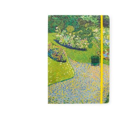 Cuadernos de tapa blanda A5, Van Gogh, Jardín en Auvers, Vincent van Gogh