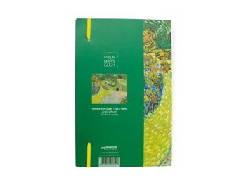 Carnets à couverture souple A5, Van Gogh, Jardin à Auvers, Vincent van Gogh 2