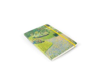 Carnets à couverture souple A5, Van Gogh, Jardin à Auvers, Vincent van Gogh 3