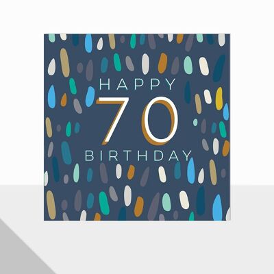 Feliz cumpleaños número 70 - Glow Birthday 70