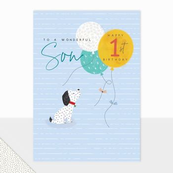 Carte d'anniversaire pour fils 1er – Halcyon 1er anniversaire fils