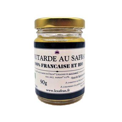 Organic mustard with saffron, 90g