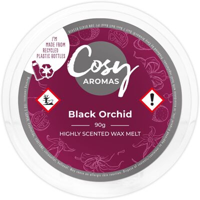 Schwarze Orchidee (90g Wachsschmelze)