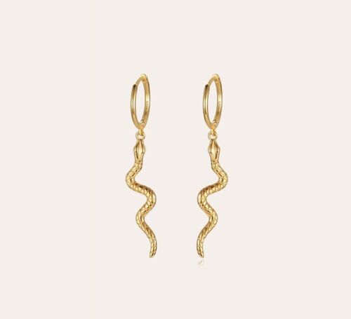 BOUCLES D'OREILLES SERPENT