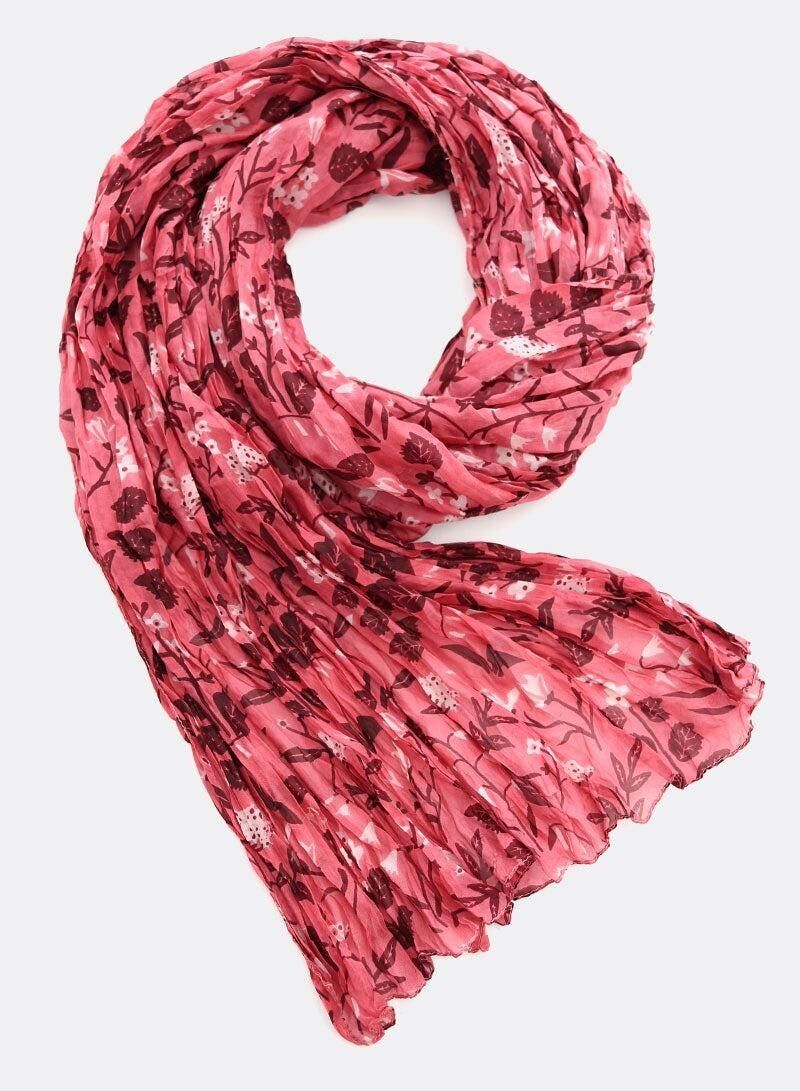 Sciarpa di seta Tiny Flowers – bacca