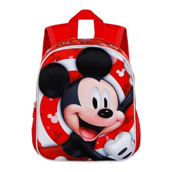 Disney Mickey Mouse Twirl-Small Sac à dos 3D Rouge 2