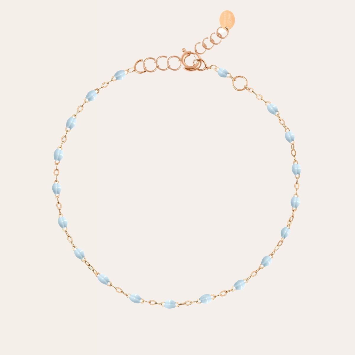 SKY BLUE GOLD RESIN BRACELET