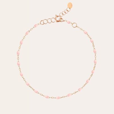 PALE PINK GOLD RESIN BRACELET