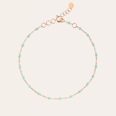 GOLDEN WATER GREEN ANKLE CHAIN