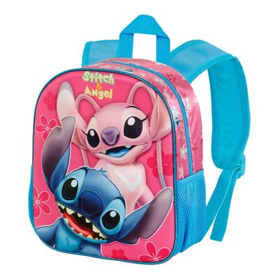 Disney Lilo and Stitch Match-Small 3D Backpack, Pink