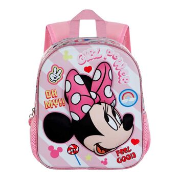 Disney Minnie Mouse Power-Small Sac à dos 3D Rose 2