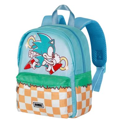Sega-Sonic Run-Joy Preschool Backpack, Blue