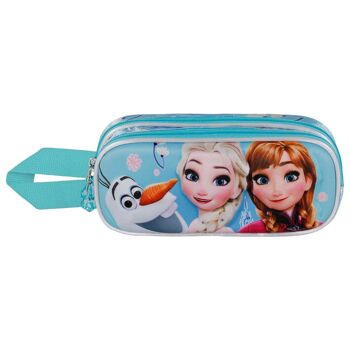 Disney La Reine des Neiges 2 Happiness-Double Trousse 3D Turquoise 2