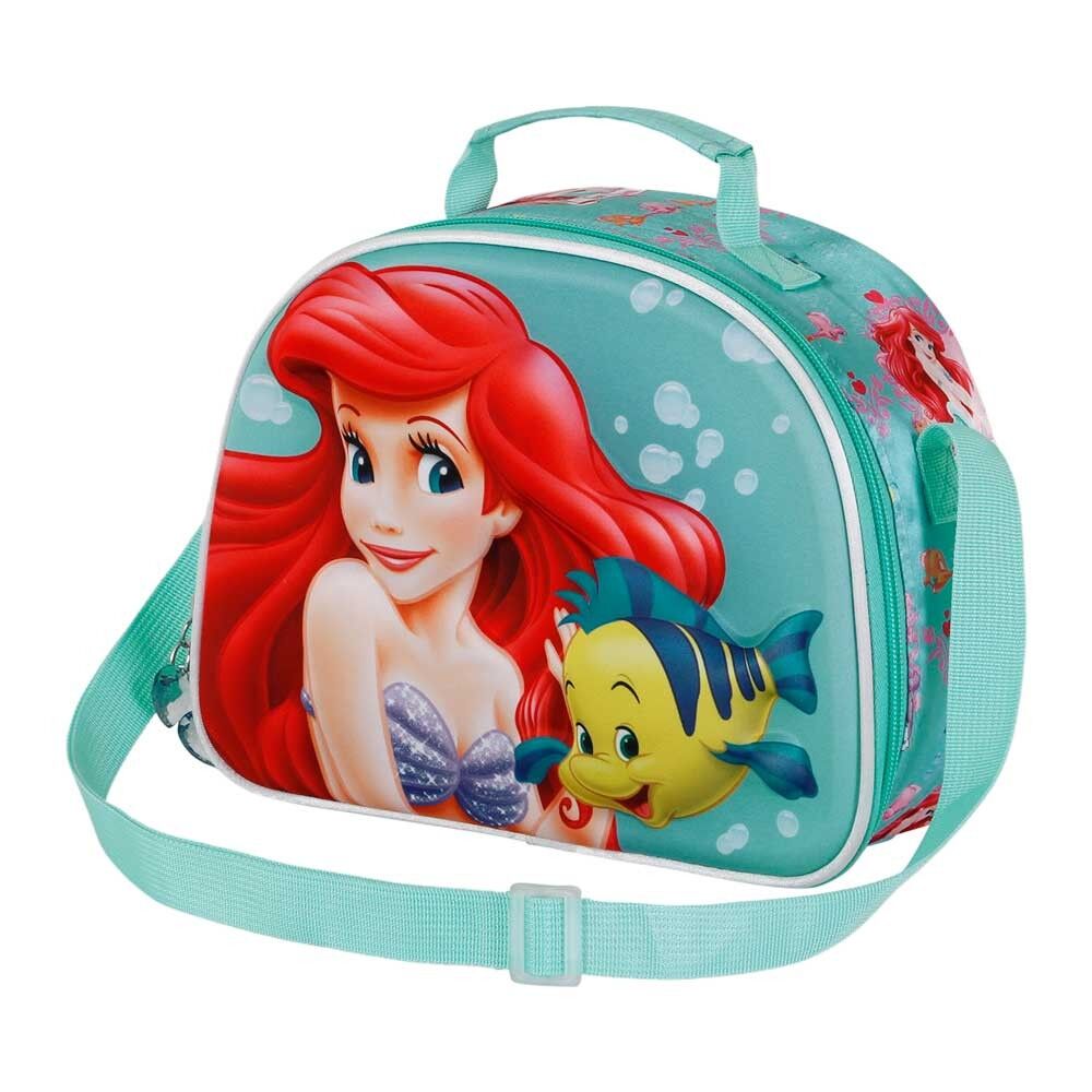 Disney Ariel Sea-Bolsa Portamerienda 3D, Azul
