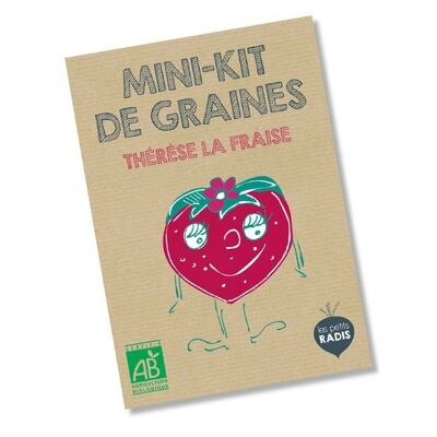 Mini kit de semillas ecológicas de Thérèse la Fraise