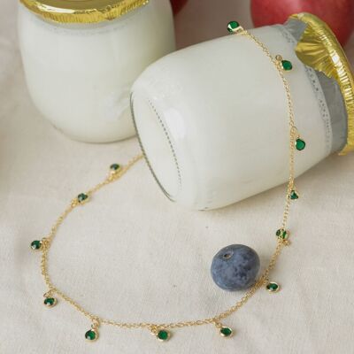 Mirabelle green necklace