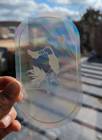 SUNCATCHER sticker ACROBATE CIRQUE 4