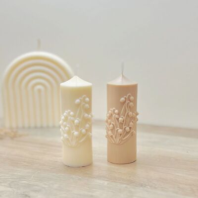 Floral Wedding Candles - Flower Scented Candle - Flower Gift