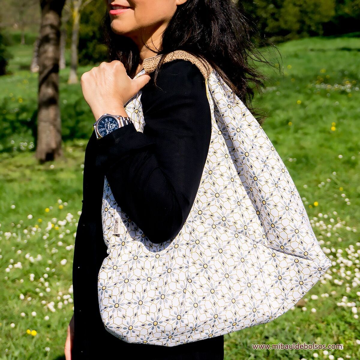 Borsa origami media “Niwa”.