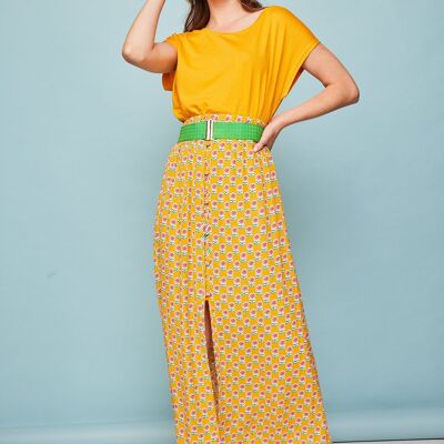 Yellow Palm Tree Skirt