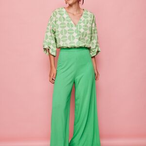 Pantalon décontracté vert