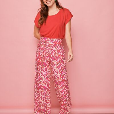 Fuchsia Lachhose