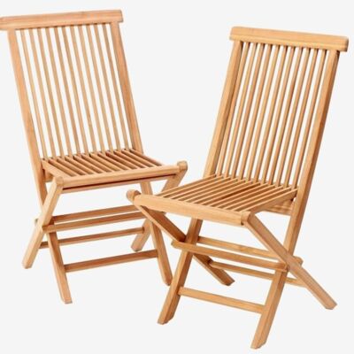 Finger folding chair teakwood - garden chair - set of 2 in a box !! € 25 pc !