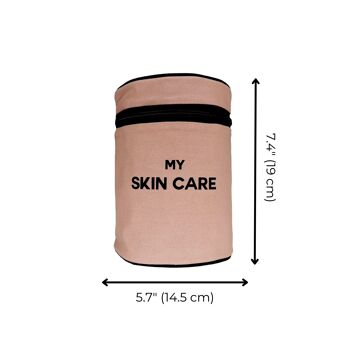 Étui rond pour soins de la peau, rose/blush 3