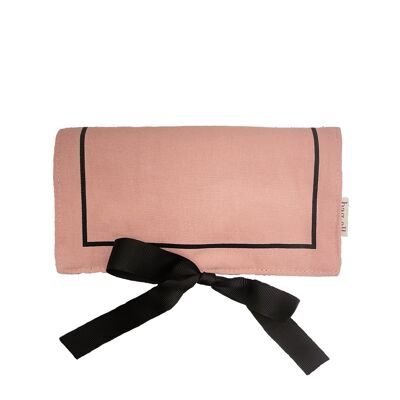 Jewelry Roll, Travel Pouch, Pink/Blush
