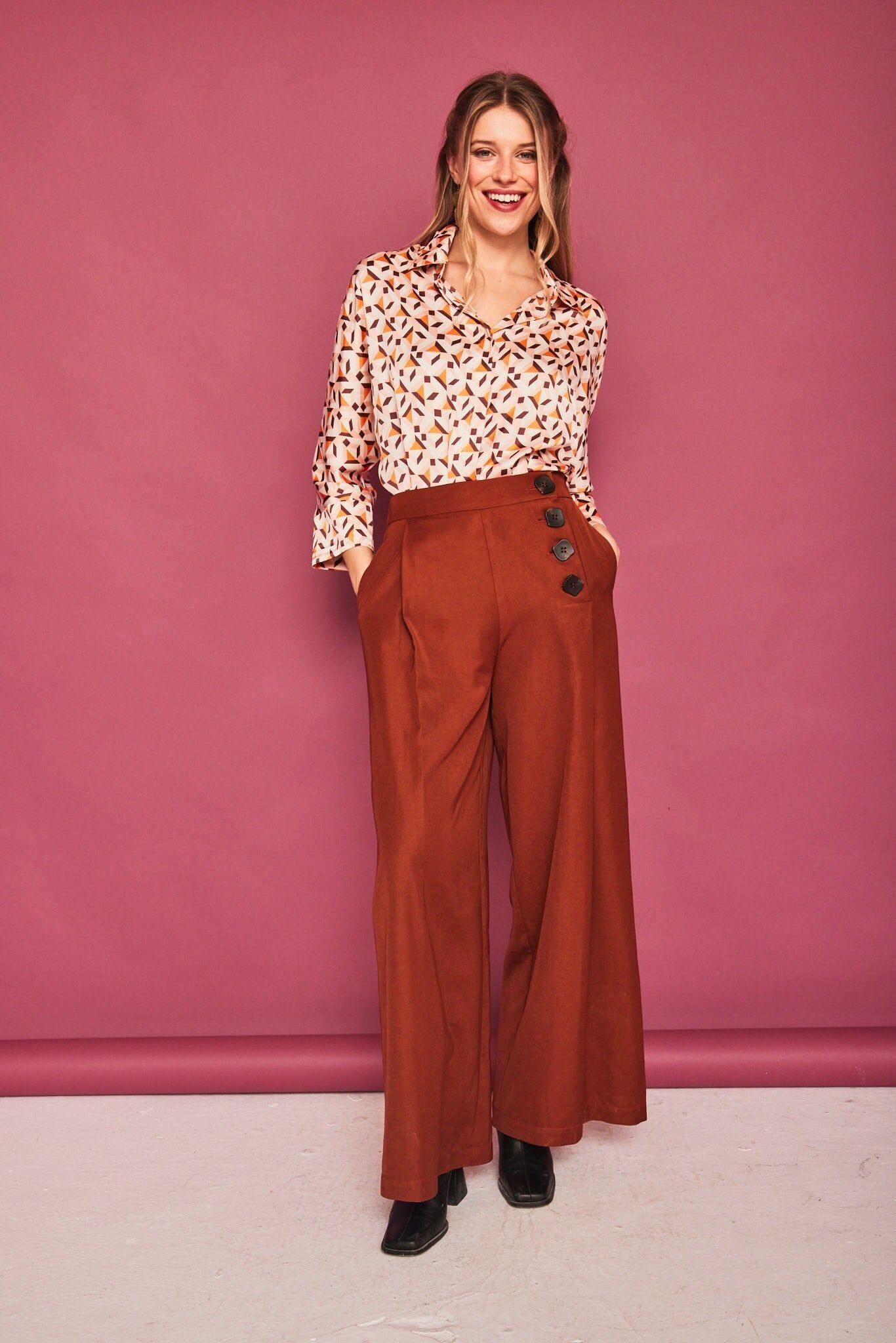 CAMICIA NINFA PIASTRELLA