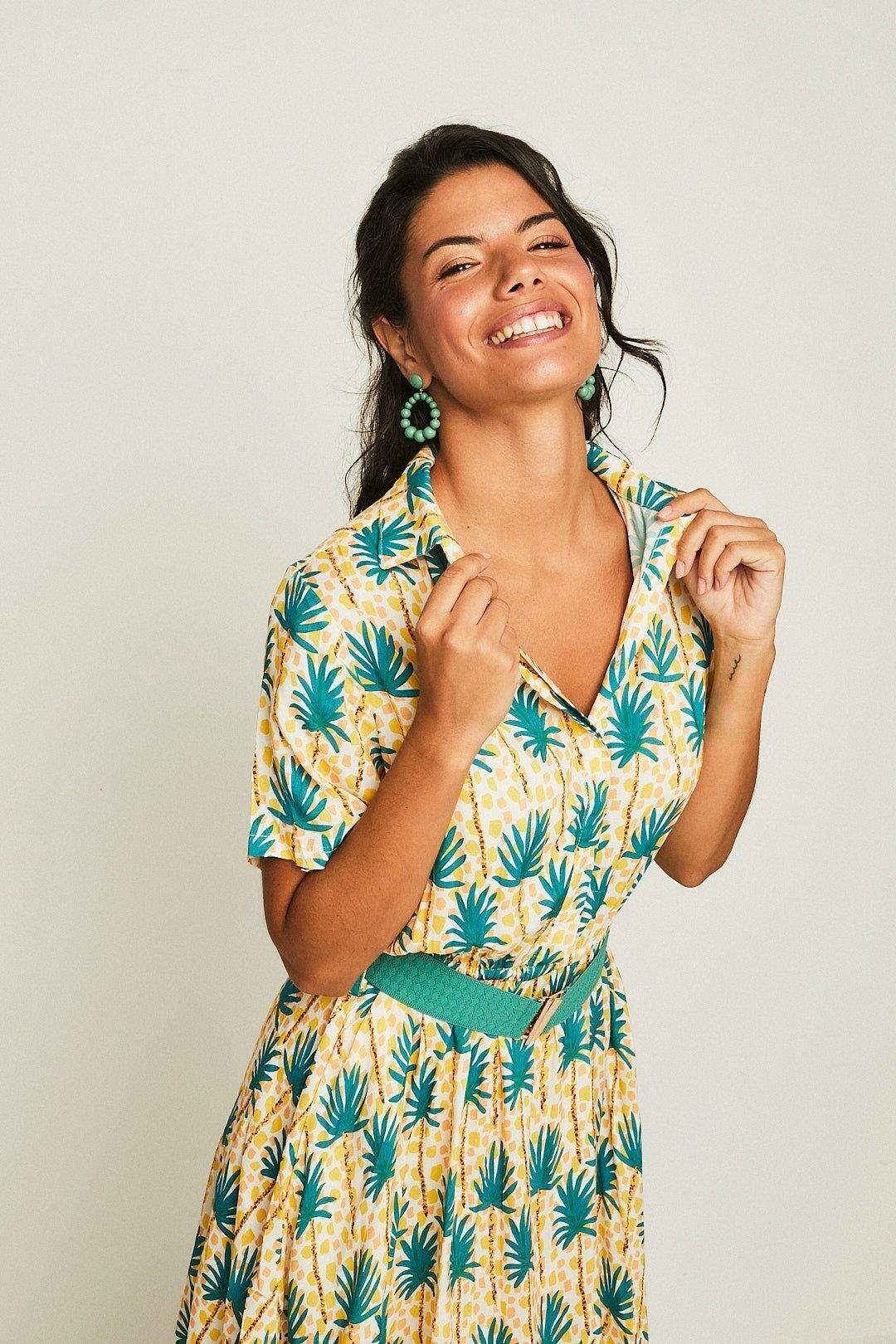 Robe courte UMBRELLA PALMER