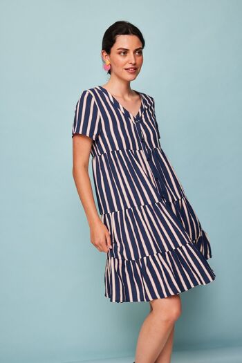 Robe Courte Vague Foncée 5