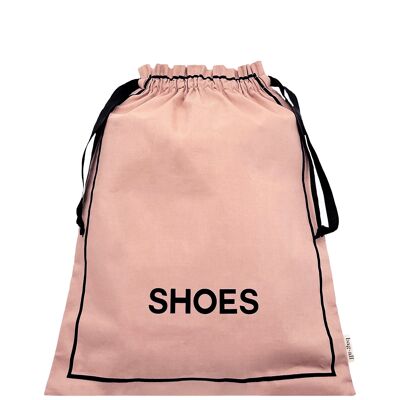 Sac de rangement pour chaussures, rose/blush